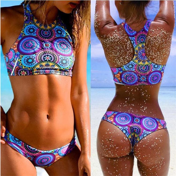 New Low Waist Triangle Bikinis High Neck Brazilian Swimwear Swimsuit Swimsuit Bikini Set Brazilian Beachwear Biquini - Γυναικεία μόδα σε εξαιρετικές τιμές! - Minx.gr🥇